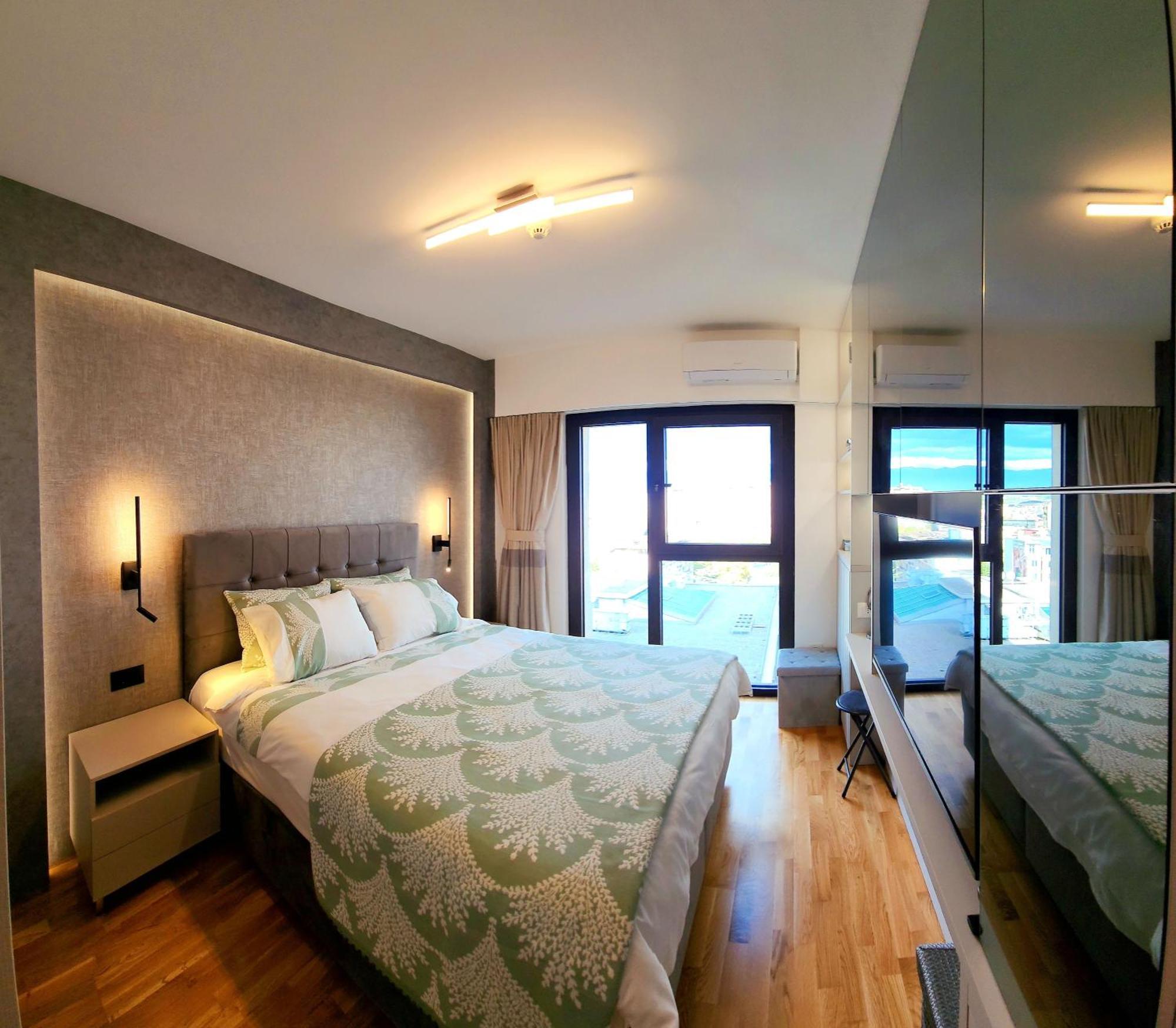 Diamond Residences 10Th Fl. Lux Apt. W/ City View Skopje Exterior photo