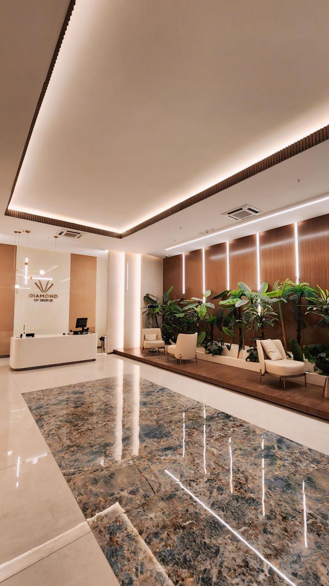 Diamond Residences 10Th Fl. Lux Apt. W/ City View Skopje Exterior photo