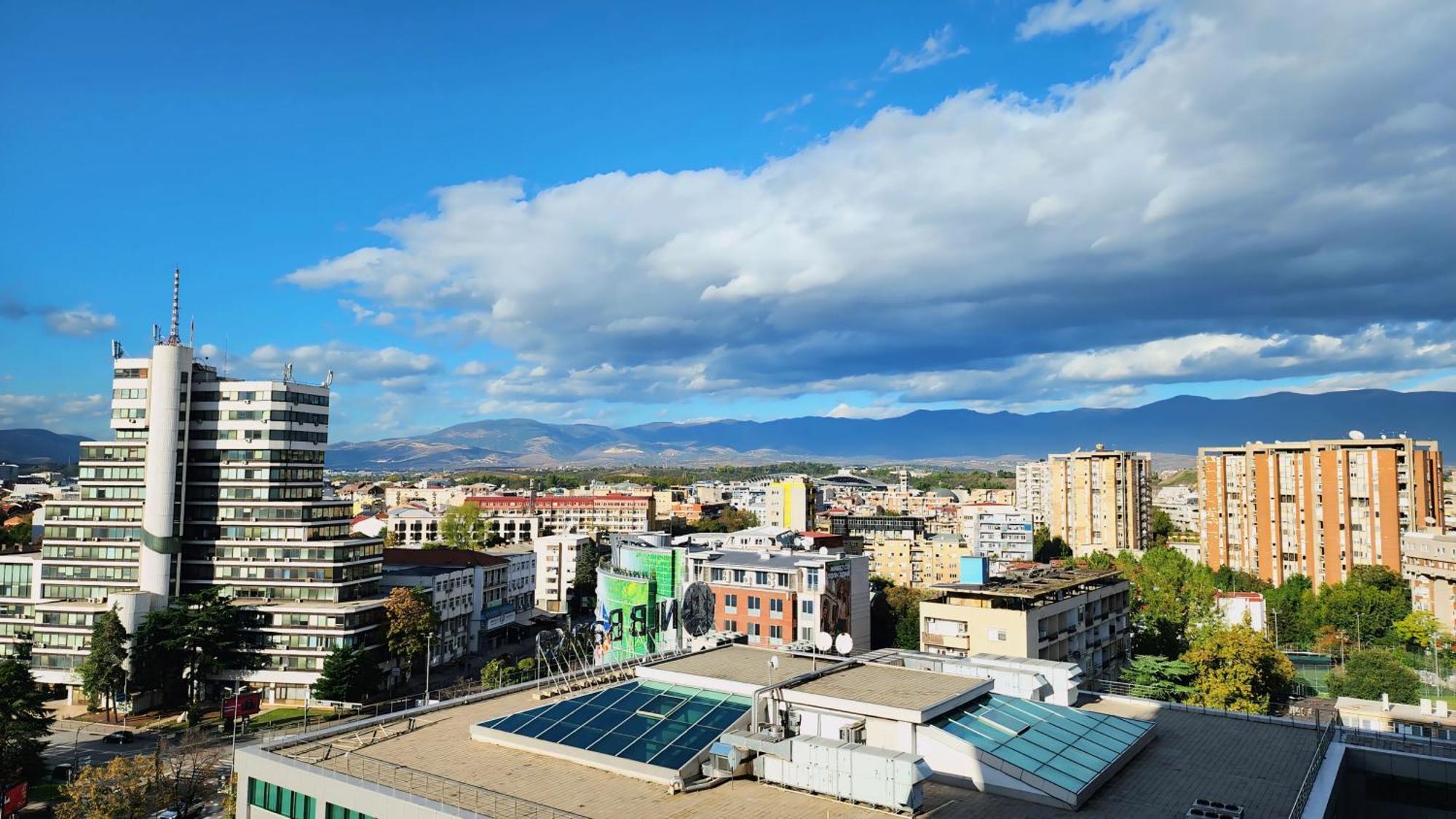 Diamond Residences 10Th Fl. Lux Apt. W/ City View Skopje Exterior photo